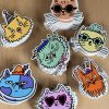 Sticker: roze kat - Afbeelding 2